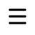 Hamburger Menu ICON